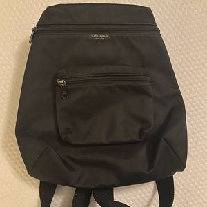 Mini black Kate Spade backpack